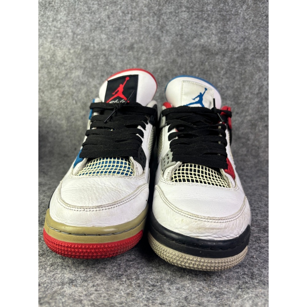 Jordan Air Jordan 4 Retro Mens 10 White What The CI1184-146 Basketball Shoes - Picture 2 of 9